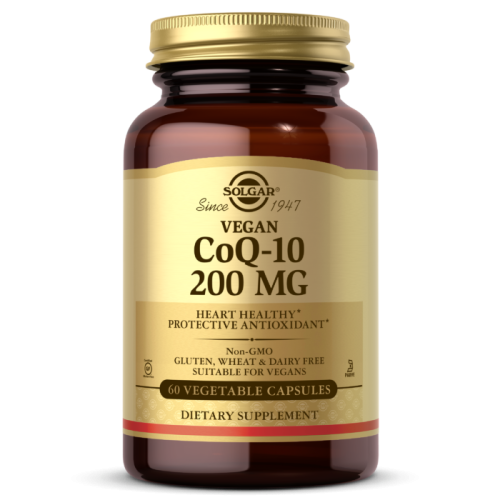 Solgar Vegan CoQ-10 (Веганский Коэнзим Q-10) 200 мг. 60 капсул