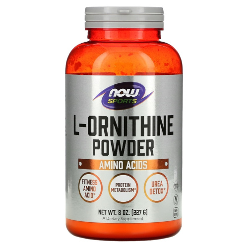 Now Foods Sports L-Ornithine Powder (L-Орнитин в порошке) 227 г. 