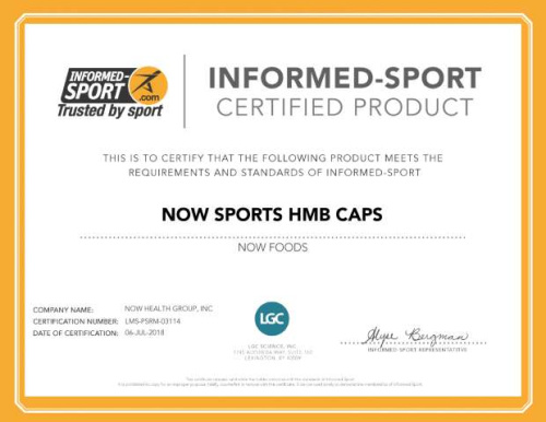 Now Foods Sports HMB Гидроксиметилбутират Моногидрат 500 мг. 120 растительных капсул фото 3