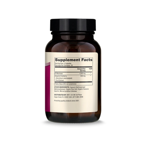 D-Mannose and Cranberry Extract (D-манноза и экстракт клюквы) 60 капсул (Dr. Mercola) фото 4