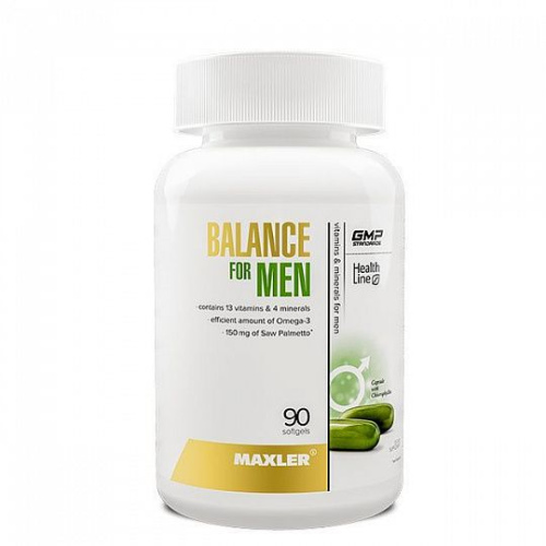 Витаминно-минеральный комплекс Maxler Balance for Men 90 капсул
