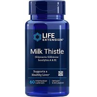 Life Extension Milk Thistle (Silymarin-Silibinins-Isosilybin A & B) 750 мг. 60 растительных капсул