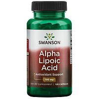 Alpha Lipoic Acid 100 mg (Альфа-липоевая кислота 100 мг) 120 капсул (Swanson) срок 12.2023