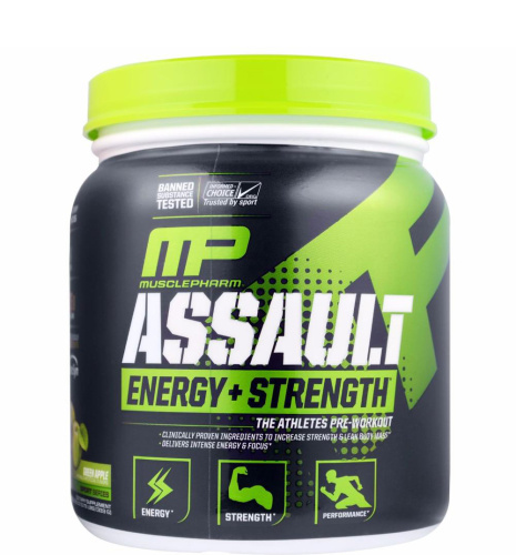 Предтренировочный комплекс MusclePharm Assault Energy + Strength (345 г)