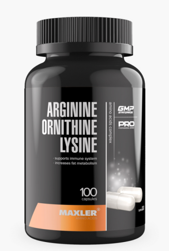 Arginine Ornithine Lysine 100 капсул (Maxler)_