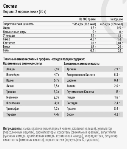 Micellar Casein 450 гр (Maxler)_ фото 2