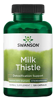 Milk Thistle (Расторопша пятнистая - Содержит 80% силимарина) 120 капсул (Swanson)