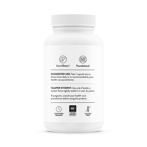 Glutathione-SR 175 mg (Глутатион 175 мг) 60 капсул (годен до 05.26) (Thorne Reserch) фото 2