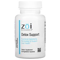 Detox Support (добавка для поддержки выведения токсинов) 60 капсул (ZOI Research)