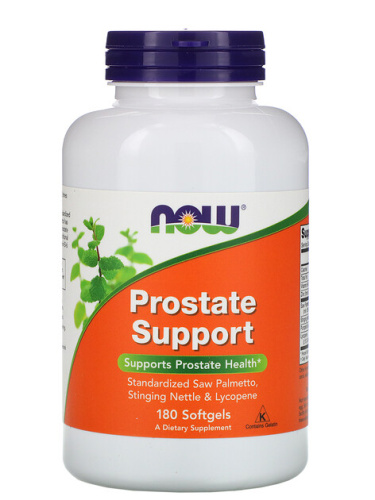 Now Foods Prostate Support (Поддержка простаты) 180 мягких капсул
