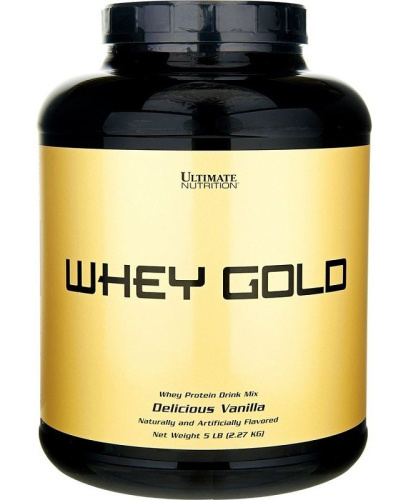 Сывороточный протеин Ultimate Nutrition Whey Gold 2270 г. Сывороточный протеин Ultimate Nutrition Whey Gold 2270 г.