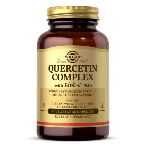 Quercetin Complex with Ester-C Plus (Кверцетин с Ester-C) 50 вегетарианских капсул (Solgar)