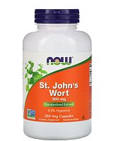 Now Foods St. John's Wort (Зверобой) 300 мг. 250 растительных капсул