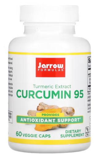 Curcumin 95 Turmeric Extract (Куркумин) 500 мг 60 вег капсул (Jarrow Formulas) фото 3
