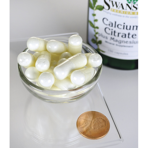 Calcium Citrate Plus Magnesium 2:1 (Цитрат кальция плюс магний) 150 капсул (Swanson) фото 3 Calcium Citrate Plus Magnesium 2:1 (Цитрат кальция плюс магний) 150 капсул (Swanson) фото 3
