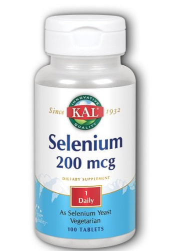 Selenium 200 мкг (Селен) 100 таблеток (KAL)