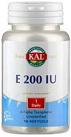 Vitamin E 134 мг - 200 IU (Витамин E) 90 мягких капсул (KAL)