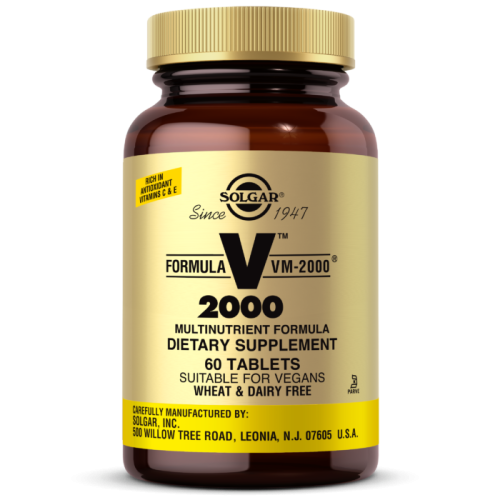 Solgar Formula VM-2000 (Multinutrient Formula) 60 таблеток