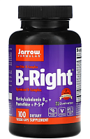 Jarrow Formulas B-Right (Оптимизированный B-комплекс) 100 вег капсул