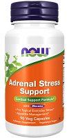 Now Foods Adrenal Stress Support with Relora Cortisol Support Formula (Поддержка уровня кортизола) 90 растительных капсул