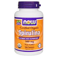 Spirulina 500 мг 180 табл (NOW)