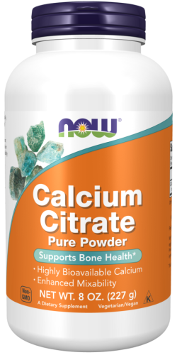 Now Foods Calcium Citrate Pure Powder (Кальций Цитрат в порошке) 227 г.