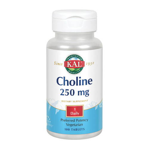 Choline 250 мг (Холин) 100 таблеток (KAL)
