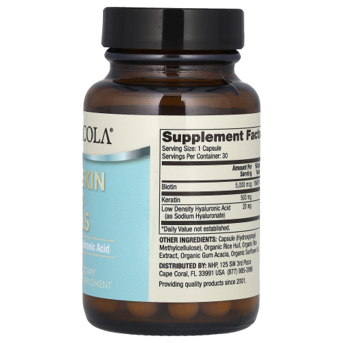 Hair, Skin and Nails (Biotin, Keratin & Hyaluronic Acid) 30 капсул (Dr. Mercola) фото 6