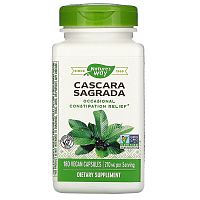 Cascara Sagrada 270 мг (Каскара Саграда) 180 вег капсул (Nature's Way)