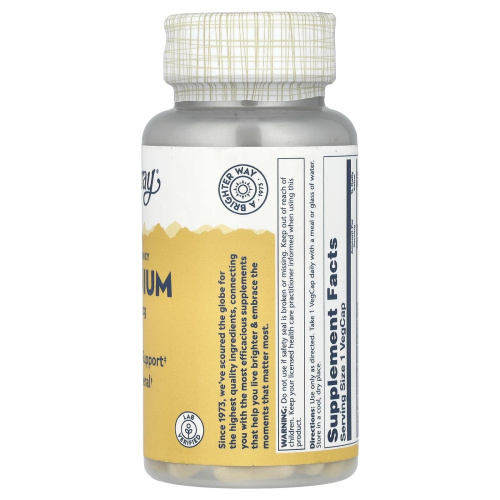 Solaray High Potency Selenium (Селен) 200 мкг. 100 растительных капсул фото 2