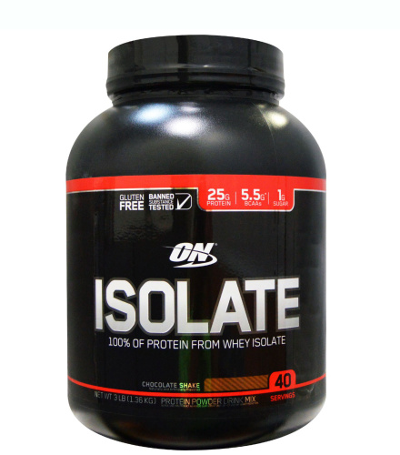 Протеин Optimum Nutrition 100% Isolate Gold Standard 1360 гр. фото 2