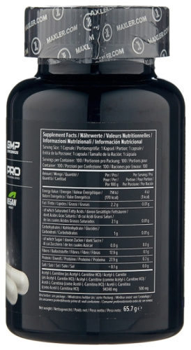 Maxler Acetyl L-Сarnitine (Ацетил L-Карнитин) 100 капсул фото 3