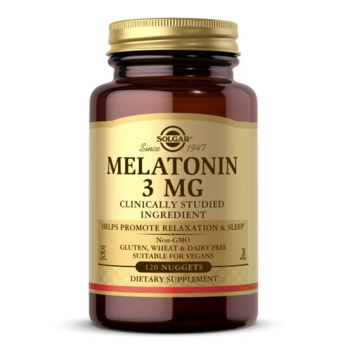 Solgar Мелатонин (Melatonin) 3 мг. 120 жевательных таблеток