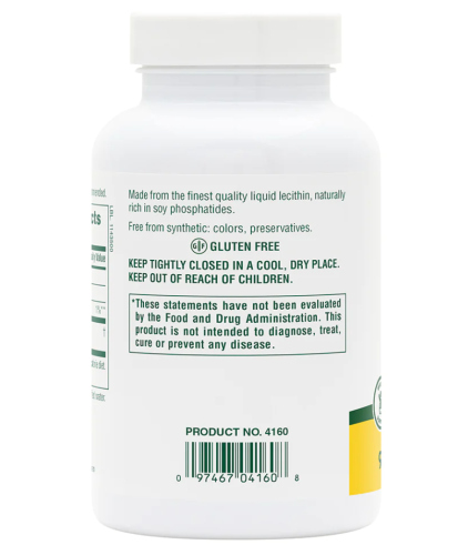 NaturesPlus Lecithin (Лецитин) 1200 мг. 90 мягких капсул фото 4