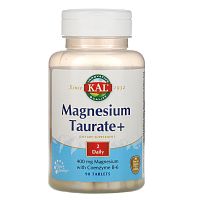 KAL Magnesium Taurate+ (Таурат магния+) 400 мг. 90 таблеток