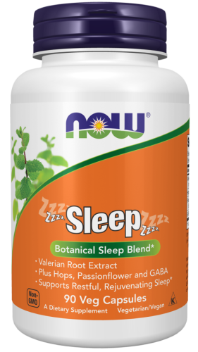 Now Foods Sleep (Растительная смесь для сна) 90 растительных капсул