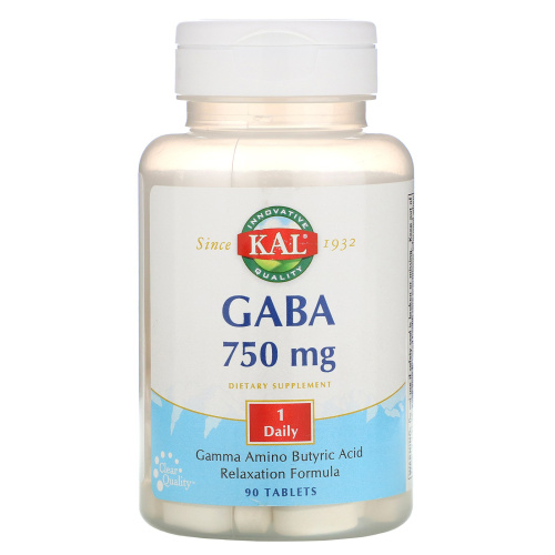 KAL GABA (ГАБА) 750 мг. 90 таблеток