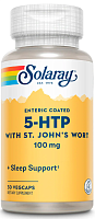 5-HTP 100 mg with St. John's Wort 30 вег капсул покрытых кишечнорастворимой оболочкой (Solaray)