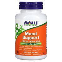 Now Foods Mood Support со зверобоем (Поддержка настроения) 90 растительных капсул