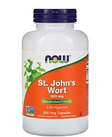 Now Foods St. John's Wort (Зверобой) 300 мг. 250 растительных капсул