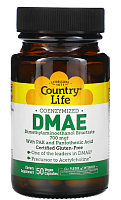 DMAE (Коэнзимированный ДМАЭ) 700 мг 50 капсул (Country Life)