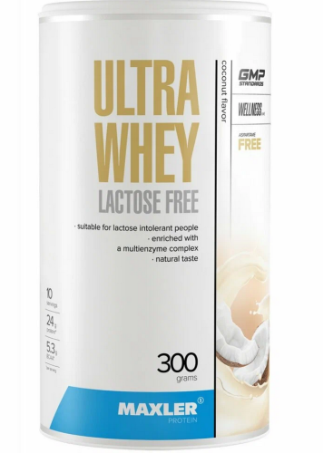 Протеин Ultra Whey Lactose Free 300 г (Maxler)_