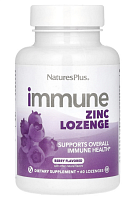 NaturesPlus Immune Zinc Lozenge (Цинк) 60 пастилок