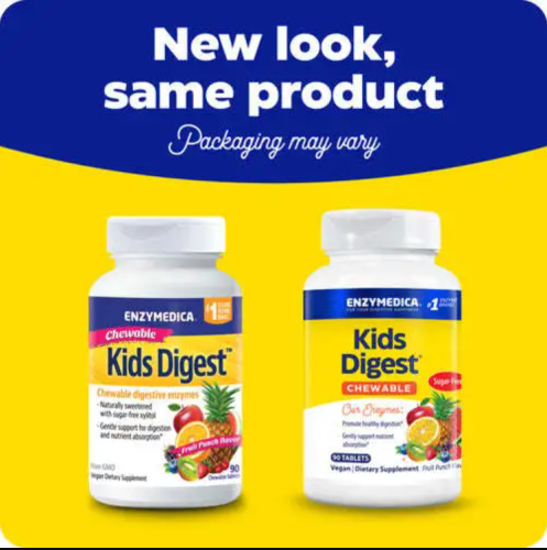 Kids Digest Chewable (Пищеварительные ферменты для детей) 60 жевательных таблеток (Enzymedica) фото 4