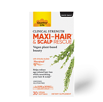 Maxi-Hair & Scalp Rescue 30 вег капсул (Country Life)