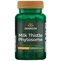 Milk Thistle Phytosome 300 mg срок 06.2024 (Фитосомы Расторопши 300 мг) 60 капсул (Swanson)