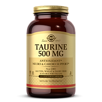 Solgar Таурин (Taurine) 500 мг. 250 растительных капсул
