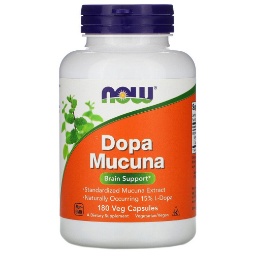 Now Foods Dopa Mucuna (Допа Мукуна) 180 растительных капсул