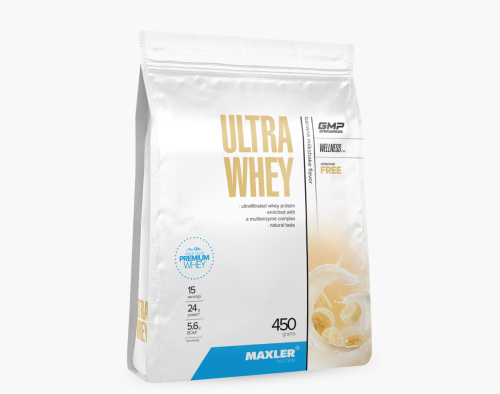 Протеин Ultra Whey 450 г пакет (Maxler)_