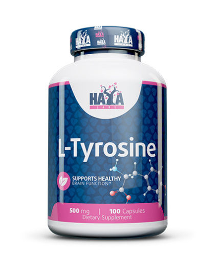 L-Tyrosine 500 мг (Л-Тирозин) 100 капсул (Haya Labs) 
